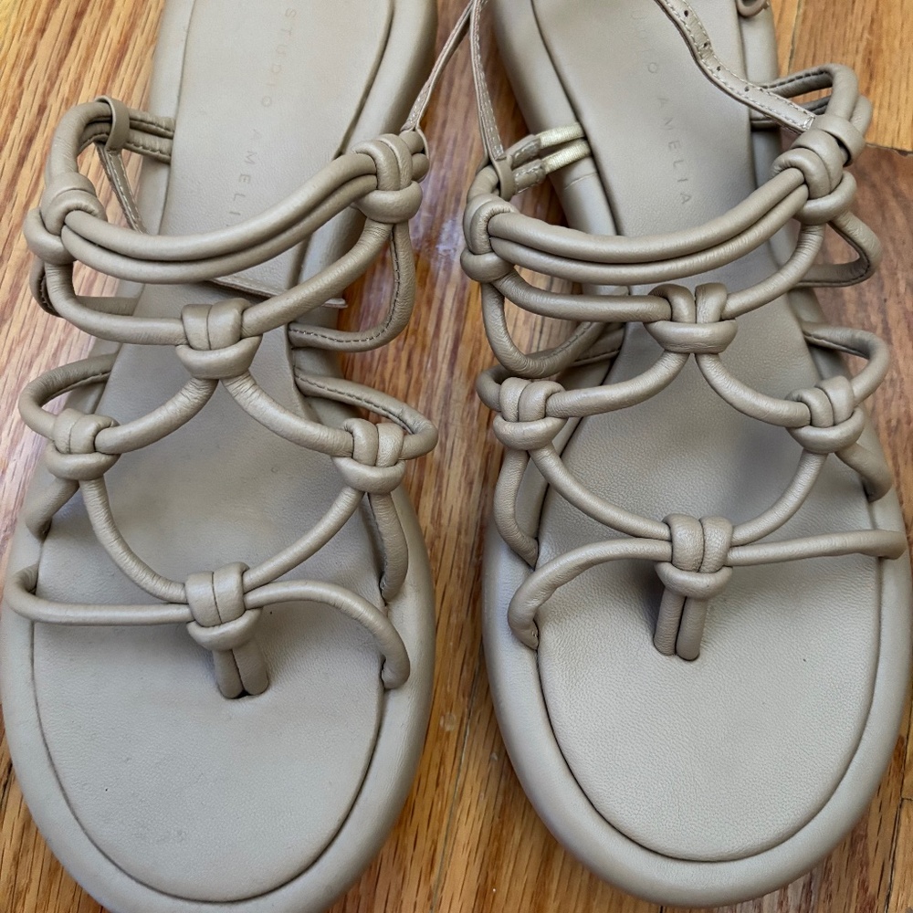 Studio Amelia Tan Sandals